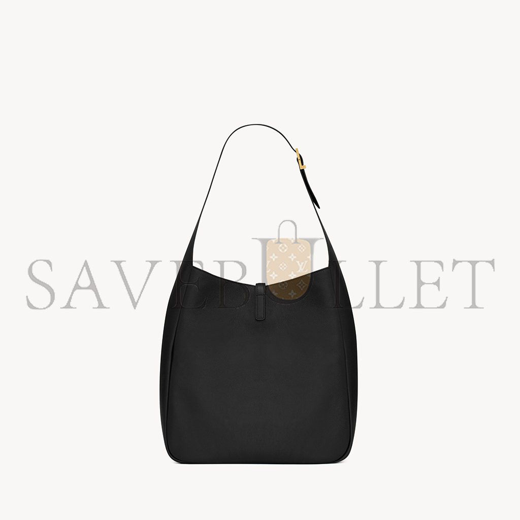 YSL LE 5 À 7 SUPPLE LARGE IN GRAINED LEATHER 753837AAAUQ1000 (30*31*13cm) YSL LE 5 À 7 SUPPLE LARGE IN GRAINED LEATHER 753837AAAUQ1000 (30*31*13cm)